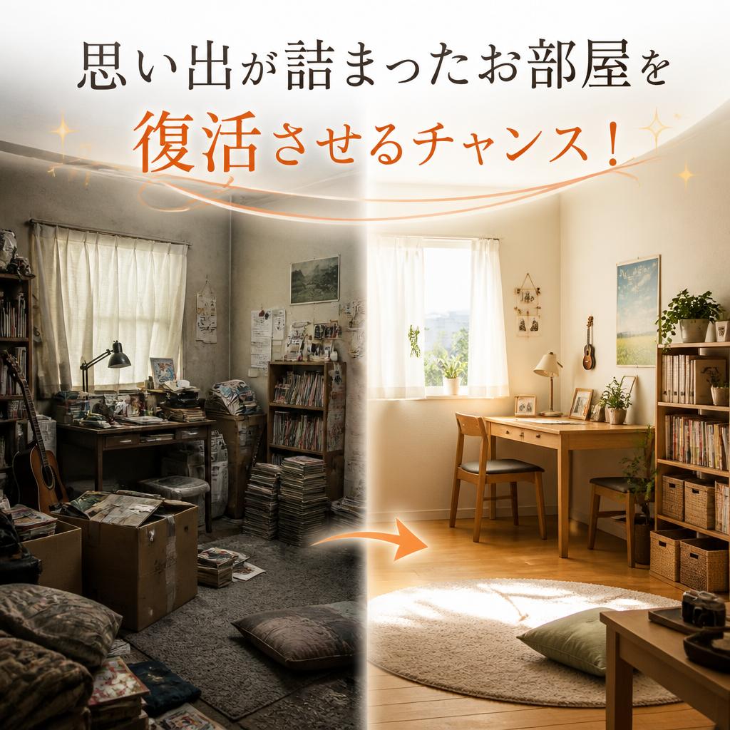 思い出が詰まったお部屋を復活させるチャンス！