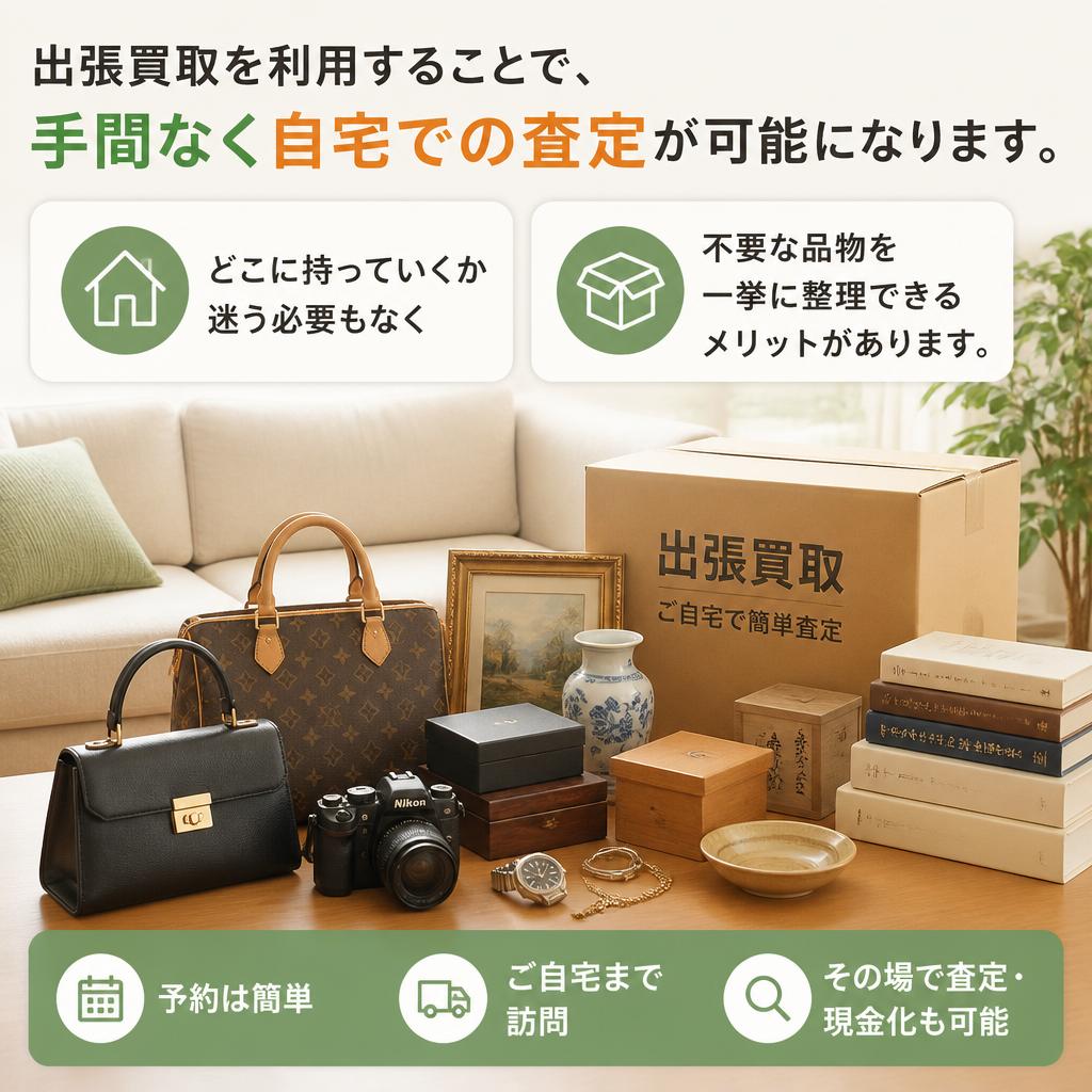 出張買取のメリット