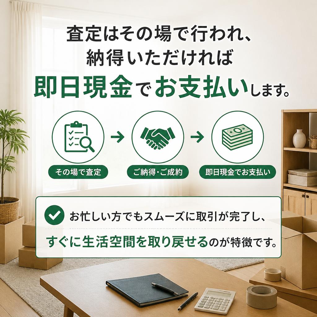 即日査定・即現金
