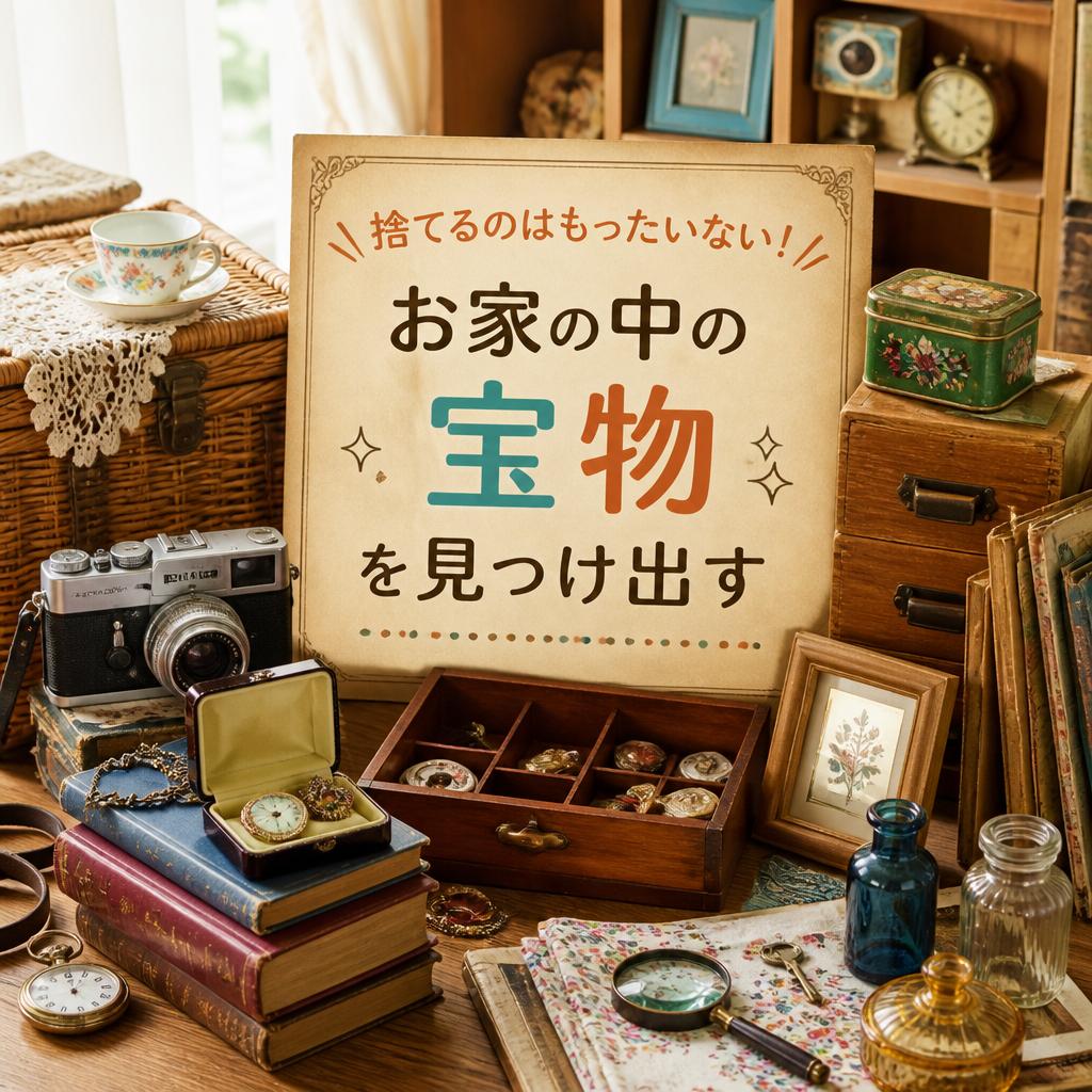 捨てるのはもったいない！お家の中の宝物を見つけ出す