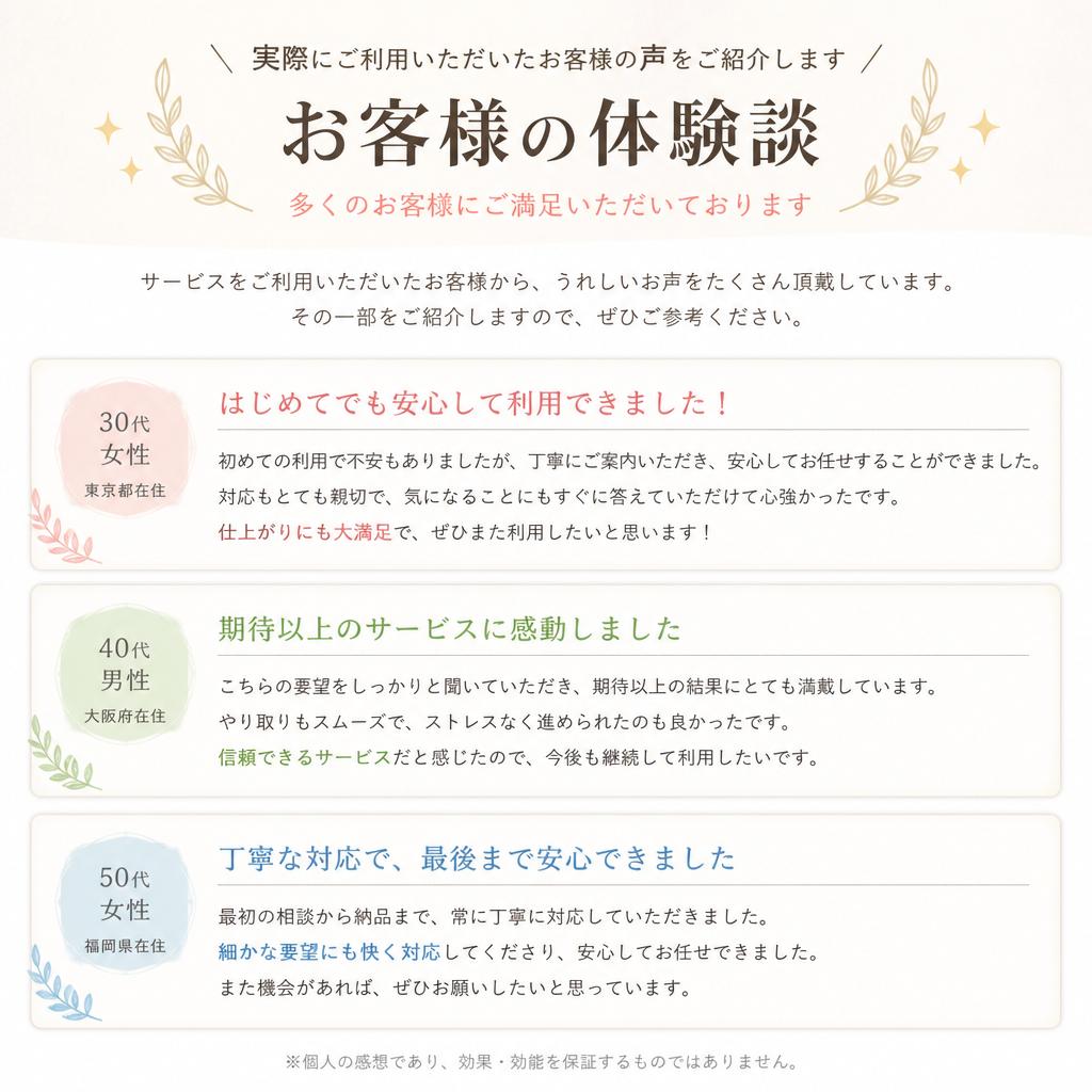 お客様の声