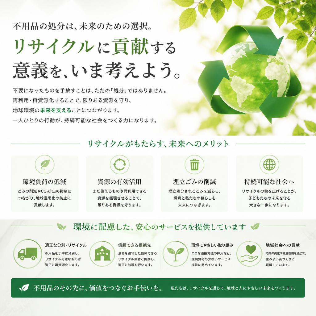 リサイクルの重要性