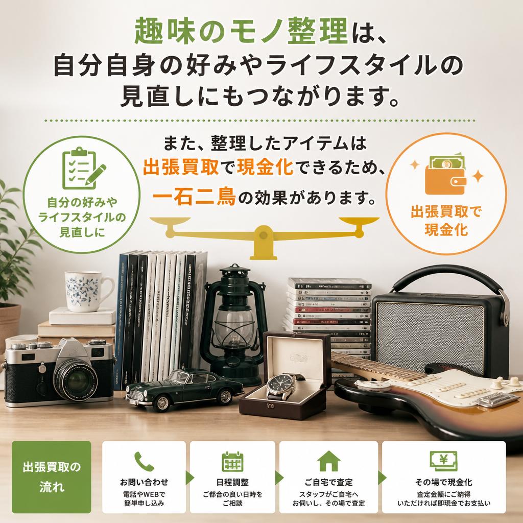 趣味のモノ整理のメリット